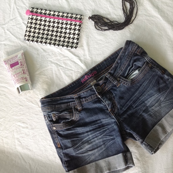 Refuge- Jean Shorts