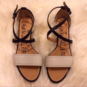 NWT Lanvin Crisscross Flat Sandal