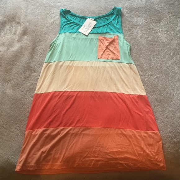 Boutique Color Block Tank - Picture 2 of 4