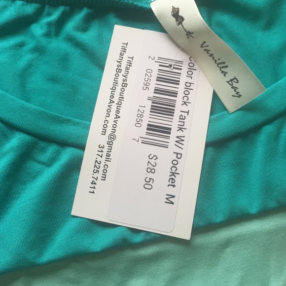 Boutique Color Block Tank - Picture 4 of 4