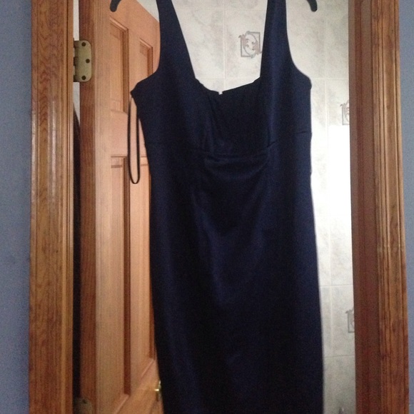 Navy cocktail dress