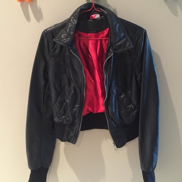 H&M faux leather jacket