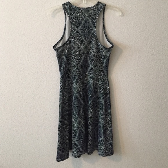 Blue Patterned Dress - Picture 2 of 4