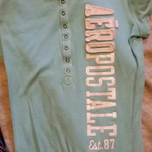 Light blue aeropostale shirt