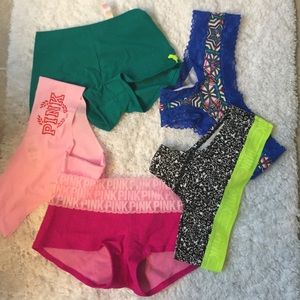 5 PINK PANTIE DEAL size xs
