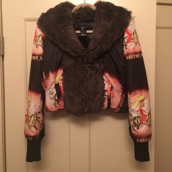 Custo Barcelona short puffy jacket, Size 4