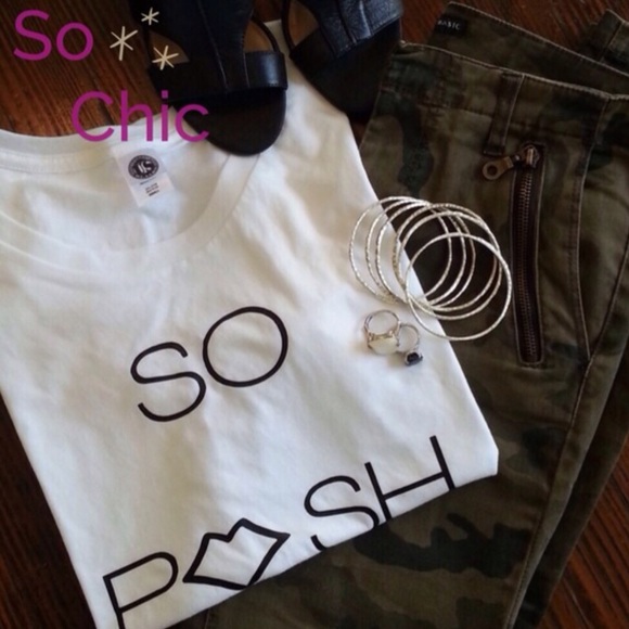 💥Last one💥 SO POSH CHIC boyfriend tee