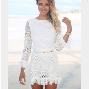 Sabo Skirt Pacha Crochet Dress Sz XS