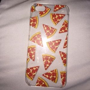 Transparent pizza case for the iPhone 5/5s