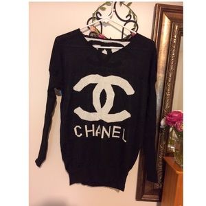 CHANEL SWEATER BLACK COLOR 🍃🍁🍂🍃🍁perfect 4Fall