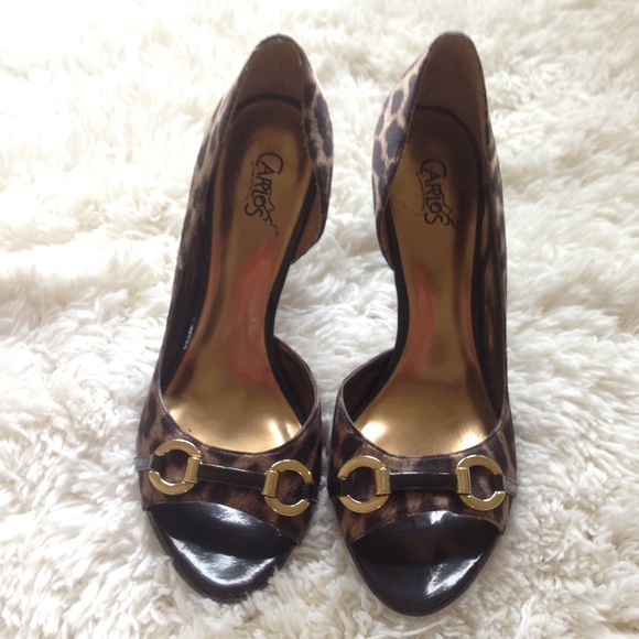 Carlos Santana leopard print pump - Picture 1 of 3