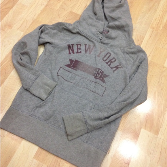 AE hoodie with button detail