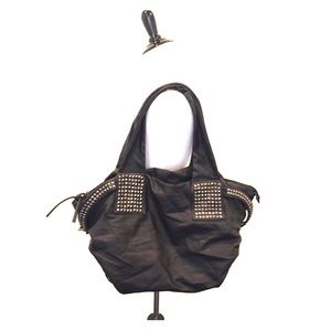 Black Studded Bag by Remi & Reid