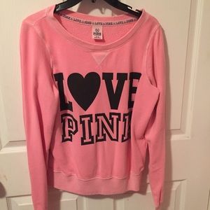 Pink Victoria's Secret Crewneck sweatshirt