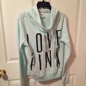 Pink Victoria's Secret hooded sweatshirt