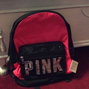 Victoria Secret backpack.