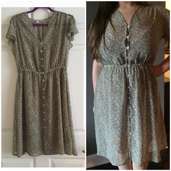 Vintage 90s Floral Dress