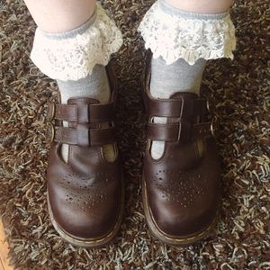 Brown Doc Martens Mary Janes US 8.5 UK 6