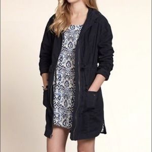 Hollister Blue Parka