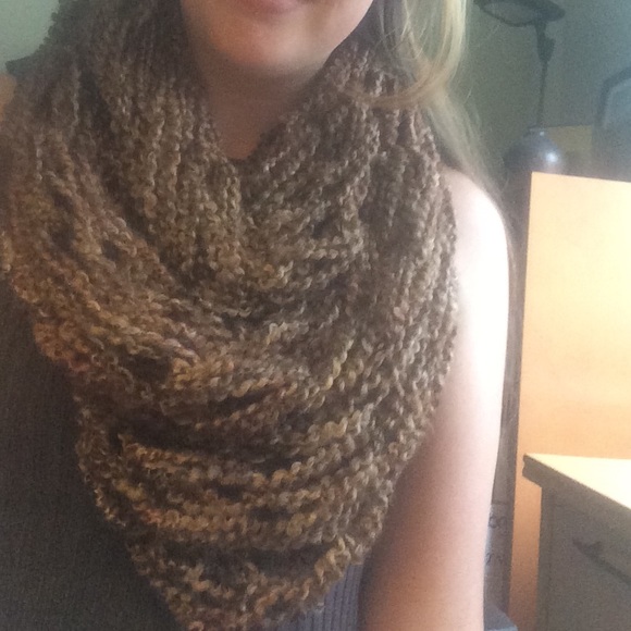 Handmade infinity scarf.