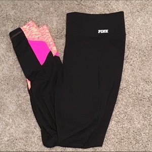 Victoria's Secret PINK yoga leggings.