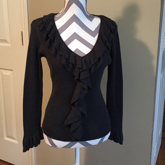 Charcoal gray sweater INC