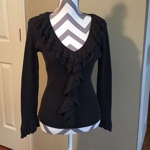 Charcoal gray sweater INC