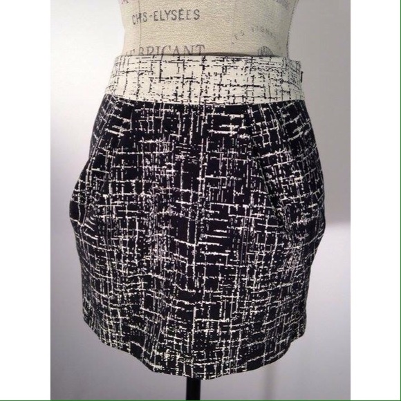 Calvin Klein abstract crackled cracked skirt - Picture 2 of 4