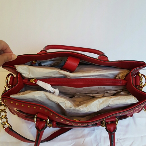 ❌SOLD❌ MK Scarlet Hamilton Whipped Tote - Picture 4 of 4