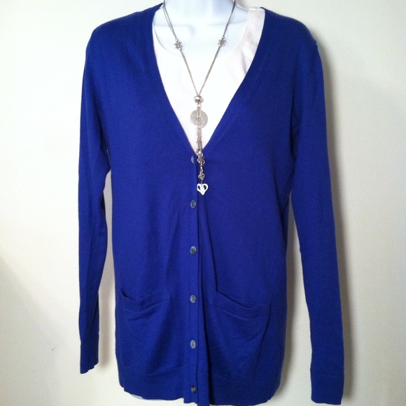 Gap long boyfriend cardigan -blue