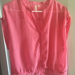 Pink sheet blouse