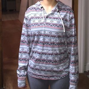 Tribal print hoodie from Pac Sun