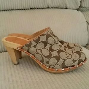 The shoes made in Italy.