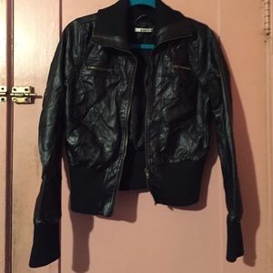 Leather jacket