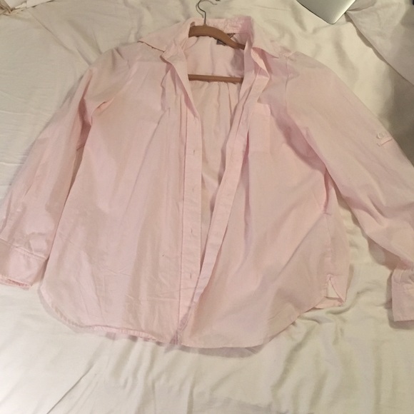 Pink button up