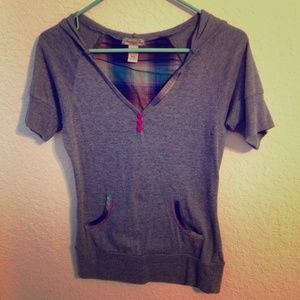 American Rag short-sleeved hoodie