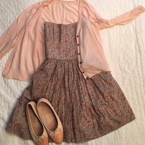 Jack Wills Liberty of London Strapless Dress