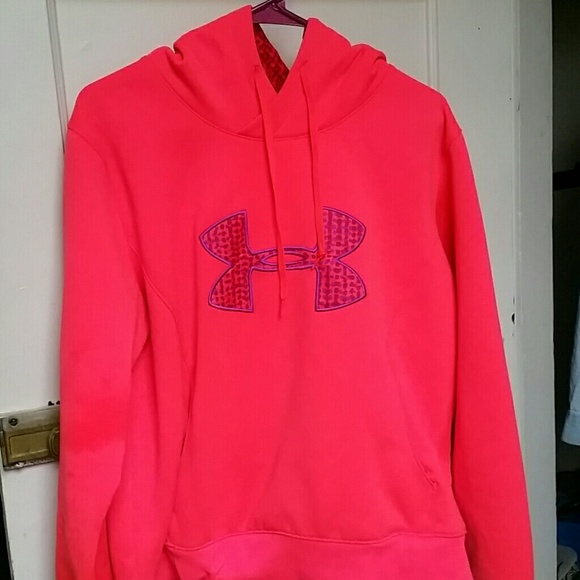 Pink Under Armour hoodie