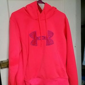 Pink Under Armour hoodie