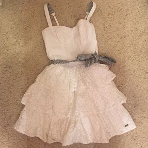 YXL White lace Abercrombie dress