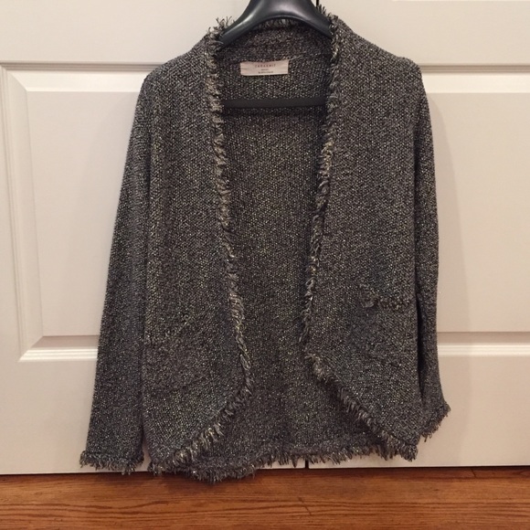 Zara knit silver cardigan