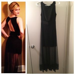 SOLD: black maxi from urban outfitters