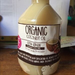 3 organic coconut oil!