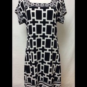 White House Black Market Geometric Dress size M