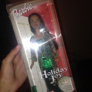 New african barbie holiday joy