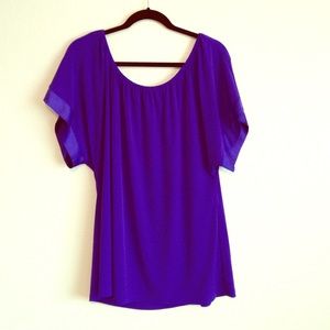 Express purple top