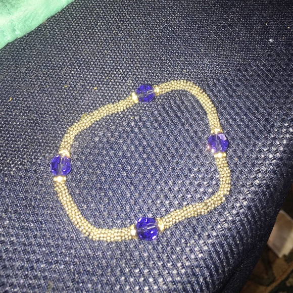 Amethyst sterling silver bracelet