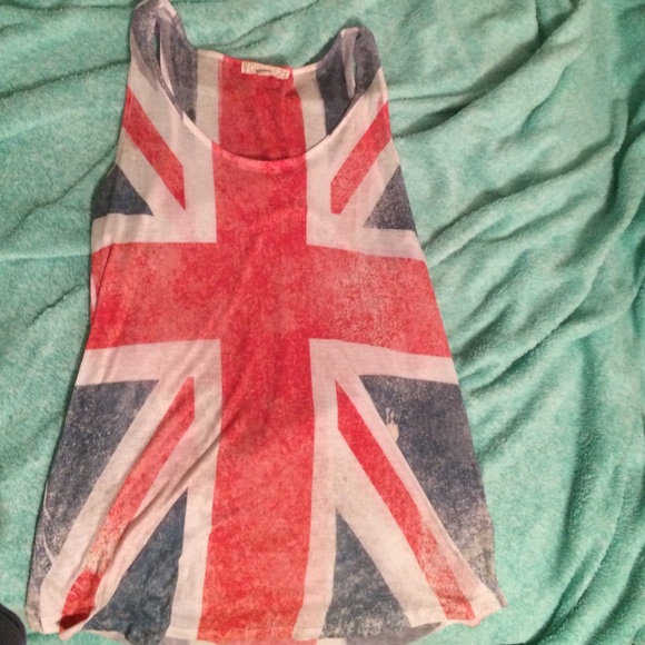 Forever21 Union Jack Tank Top