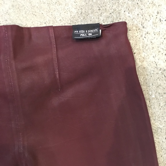 SOLD! DESIGN LAB Wax Coated Skinny Legging - Picture 4 of 4