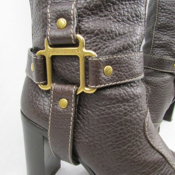 Brown Dolce and Gabbana Riding boots - Picture 2 of 4